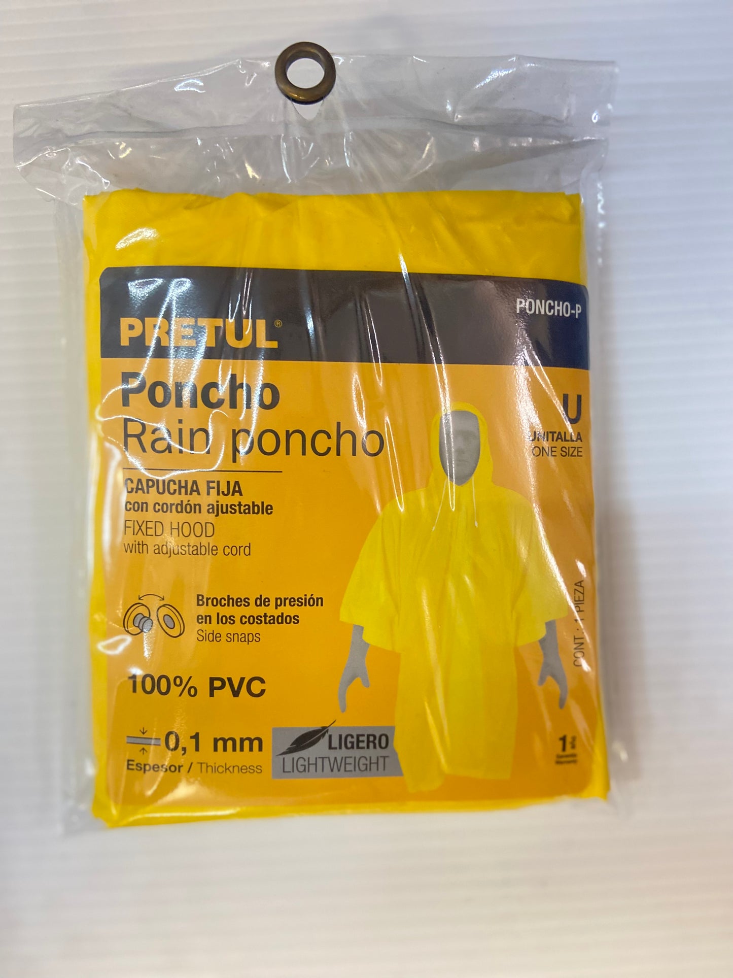 Raincoat Impermeable PRETUL Amarillo 100% PVC