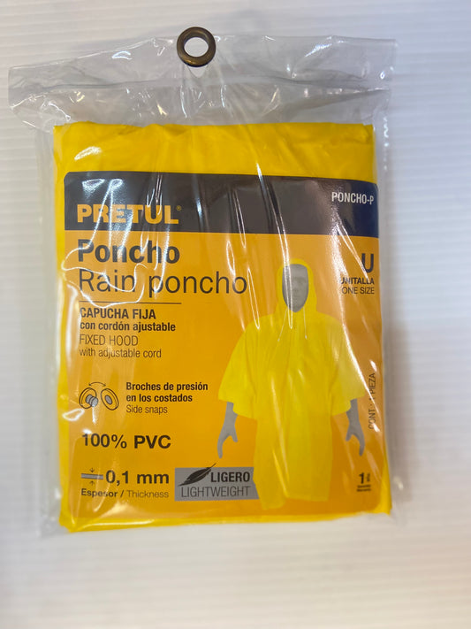 Raincoat Impermeable PRETUL Amarillo 100% PVC