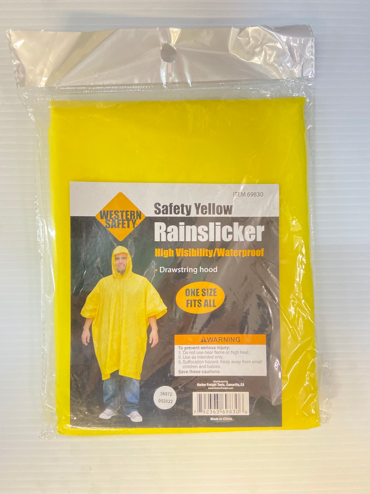 Raincoat Impermeable PRETUL Amarillo 100% PVC
