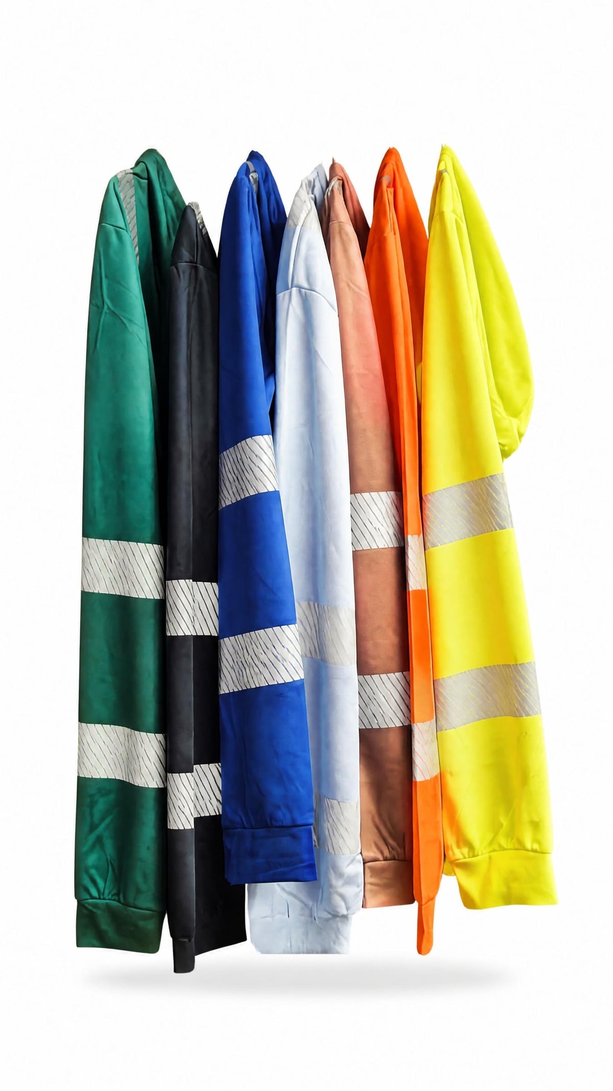 Camisa Reflectiva de Trabajo Manga Larga | OSHA, Construcción, Industrial y Seguridad